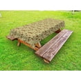 thumbnail image 1 of Persian Outdoor Tablecloth, Middle East Paisley Motifs with Ornamentals Designs on Pale Green Background, Decorative Washable Fabric Picnic Table Cloth, 58 X 84 Inches,Pale Green Brown, by Ambesonne, 1 of 2