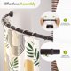 thumbnail image 5 of Barra de cortina de ducha AmazerBath, 51 — 213 cm, ajustable, curva, 5 of 7