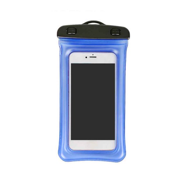 Advancent Bolsa de almacenamiento para teléfono impermeable bajo el agua, bolsillos colgantes de pesca ligeros, paquete de esquí de remo, funda Deportes acuáticos azul Advancent HW4171-03
