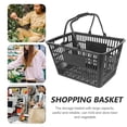 thumbnail image 7 of BESTOYARD 1Pc Practical Black Plastic Basket for Grocery and Seasoning Storage, 7 of 7