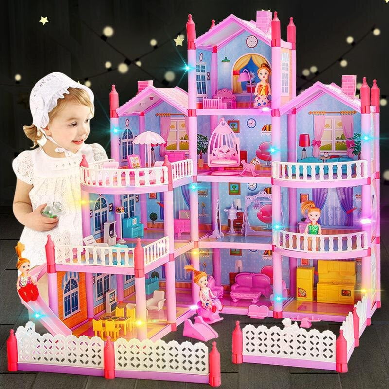 Assembled doll house discount