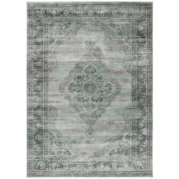 SAFAVIEH Vintage Kynaston Traditional Runner Rug, Light Blue, 2'2" x 6'