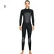 thumbnail image 2 of Eigraketly Trajes de buceo traje de neopreno térmico de una pieza de manga larga cálido traje de baño de Surf impermeable ropa de surf profesional Deportes acuáticos Mujer Negro S Eigraketly OD020685-08, 2 of 6