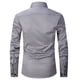 thumbnail image 3 of Blusa y camisa de manga larga con cuello vuelto Camisa de vestir de manga larga para hombre Camisa de vestir de manga larga de corte regular Casual con botones Blusa y camisa de manga larga lisa con c, 3 of 3