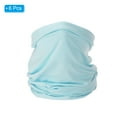 thumbnail image 3 of Uxcell Neck Gaiter, 6 Pack Breathable Cooling Face Cover Scarf for Cycling Running, Sky Blue, 3 of 6