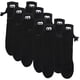 thumbnail image 2 of Calcetas Transpirables MagSoxBlack 5Pares Negro 5-9.5US Animados Calcetines Tubo Medio Magnéticos Poliéster., 2 of 5
