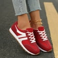 thumbnail image 5 of Women's Comfortable Casual Lace-Up Sneakers - Low Top Sport Shoes with Breathable Mesh & Durable Rubber Sole, 5 of 9