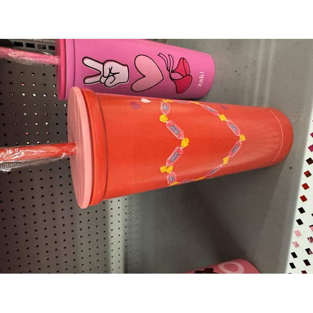 Valentine's Day 22 oz Plastic Jolly Rancher Insulated Tumbler w