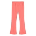 thumbnail image 5 of Honhmin Girls Flare Pants, Fleece-lined Dancewear Casual Elastic Waist Fall Pants Watermelon Red Size 13-14 T, 5 of 7
