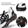 thumbnail image 7 of Simple Black And White Stripes Walking Shoes for Men Woman Lightweight Tennis Fashion Elastic Sports Shoes Cushion Basketball Shoes, 7 of 7