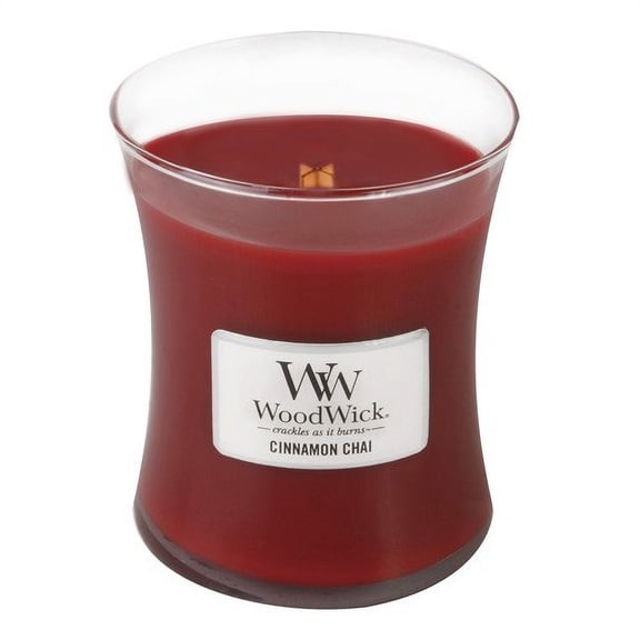 WoodWick - Cinnamon Chai Medium Hourglass Jar Candle