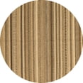 thumbnail image 1 of Ahgly Company Indoor Round Abstract Brown Contemporary Area Rugs, 4' Round, 1 of 4