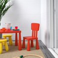 thumbnail image 3 of IKEA MAMMUT Chaise pour Enfants, Intérieur/extérieur/rouge, 3 of 4
