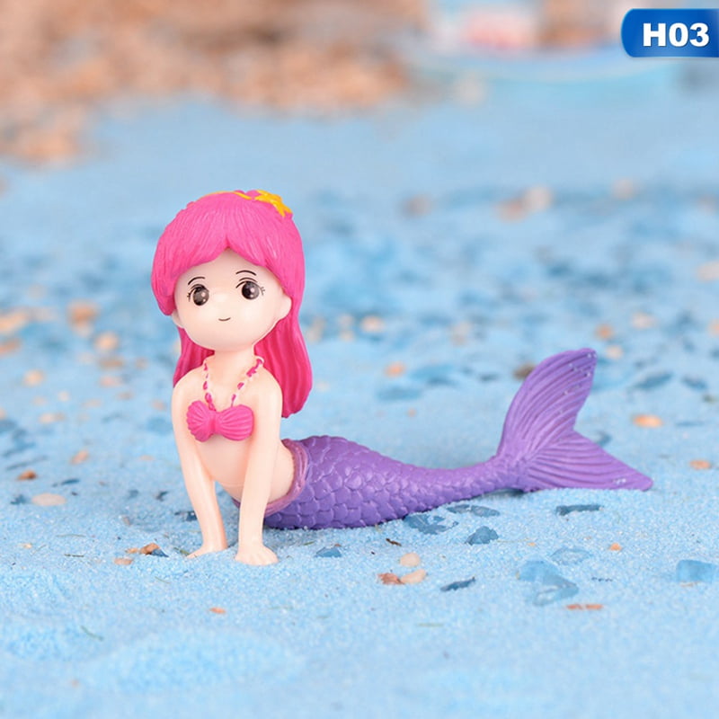 plastic mermaid figurines