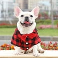 TIIFSWHS Dog Plaid Shirt Suit Wedding Dress Pet Clothes Spring, Summer