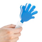 Windy City Novelties 12-Pack 7-Inch Mini Hand Clappers - Bulk Noisemakers for Parties, Celebrations, and Events - Blue