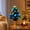 A, variant on Snmubt Fiber Optic Tabletop Christmas Tree, Green PVC Branches with Multicolor Lights, Small Artificial Tree for Table Desk and Countertop