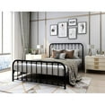 thumbnail image 4 of Metal Queen PLatform Bed Frame Black Color,No Box Spring,Easy Assembly, 4 of 6