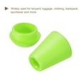 thumbnail image 4 of Unique Bargains 20Pack Plastic Cord Lock Bell End Stopper Cord End Lock Rope Fastener, Green, 4 of 5