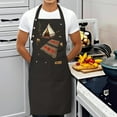 thumbnail image 3 of 2 Pack Adjustable Bib Apron with Tent & Card Design 2 Pockets Perfect for Cooking - Unisex Chef Apron for Men & Women, 3 of 5