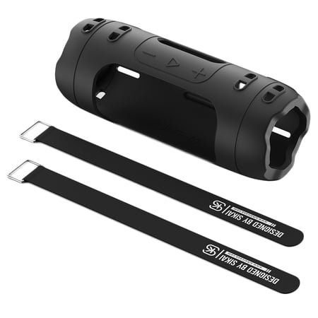 Silicone Protective Case for JBL FLIP 7 Portable Bluetooth Speaker，Full Coverage Shockproof Scratch Resistant Sleeve with Dust Plug Precise Sound Cutouts