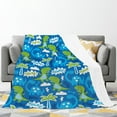 thumbnail image 2 of Dinosaur Blankets for Kids Dinosaur Throw Blanket for Boys and Girls Soft Fleece Kids Blanket Toddler Blankets Birthday Gifts Decor Blankets for Bed, 2 of 6