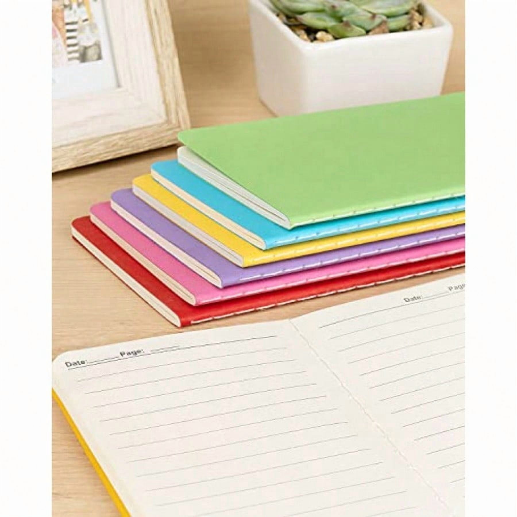Small Lined Notepads Bulk 120 Pack Mini Journal Pocket Notebooks Set Colorful Cover Notebooks for 3.5 x 5.5 Inches 30 Sheets/60 Pages