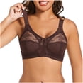 thumbnail image 5 of Xucatan Underwire Bra for Women, Solid Floral Embroidered Thin Fixed Cup Everyday Bra, Back Smoothing Lifting Bras, Demi Cup T Shirt Bra Gift, 5 of 6