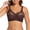 Coffee, variant on Lace Underwire Bras for Women Push Up Light Demi Bralettes Full Coverage Beauty Back Senior Underwear 46D, Blue