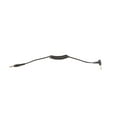 thumbnail image 1 of Audio Cable, Spring Adapter Cable Black Faster Transmission Speed 3.5mm Interface Lightweight  For Microphone Connected To Digital Camera, 1 of 8