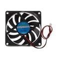 thumbnail image 1 of 80mm Silent Cooling Fan 24v 2pin 8010 Dc Brushless Quiet Compatible-for Pc Computer Case, 1 of 5