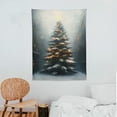 thumbnail image 3 of For Christmas Tree Home Wall Blanket for Wall Art and Wall Decoration Hang up Throw Blanket, Lightweight, Soft and Cozy Blankets for Home Decoration, Room Tapestry, Best Ever Graphic 30X40 in, 3 of 7
