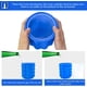 thumbnail image 2 of Bandejas de hielo para moldes de cubitos de hielo, cubo de hielo de silicona grande, fabricante de cubitos de hielo (2 en 1), redondo, portátil (azul oscuro) Xemadio PTL124, 2 of 7