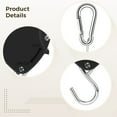 thumbnail image 3 of Retractable Plant Pulley Adjustable Hanging Flower Basket Hook Hanger, 62.99 in (160 cm), 45 lbs (25kg) Max Load, Long-lasting Metal, Spring Retractable Mechanism, Ideal for Garden and Indoor Hanging, 3 of 5