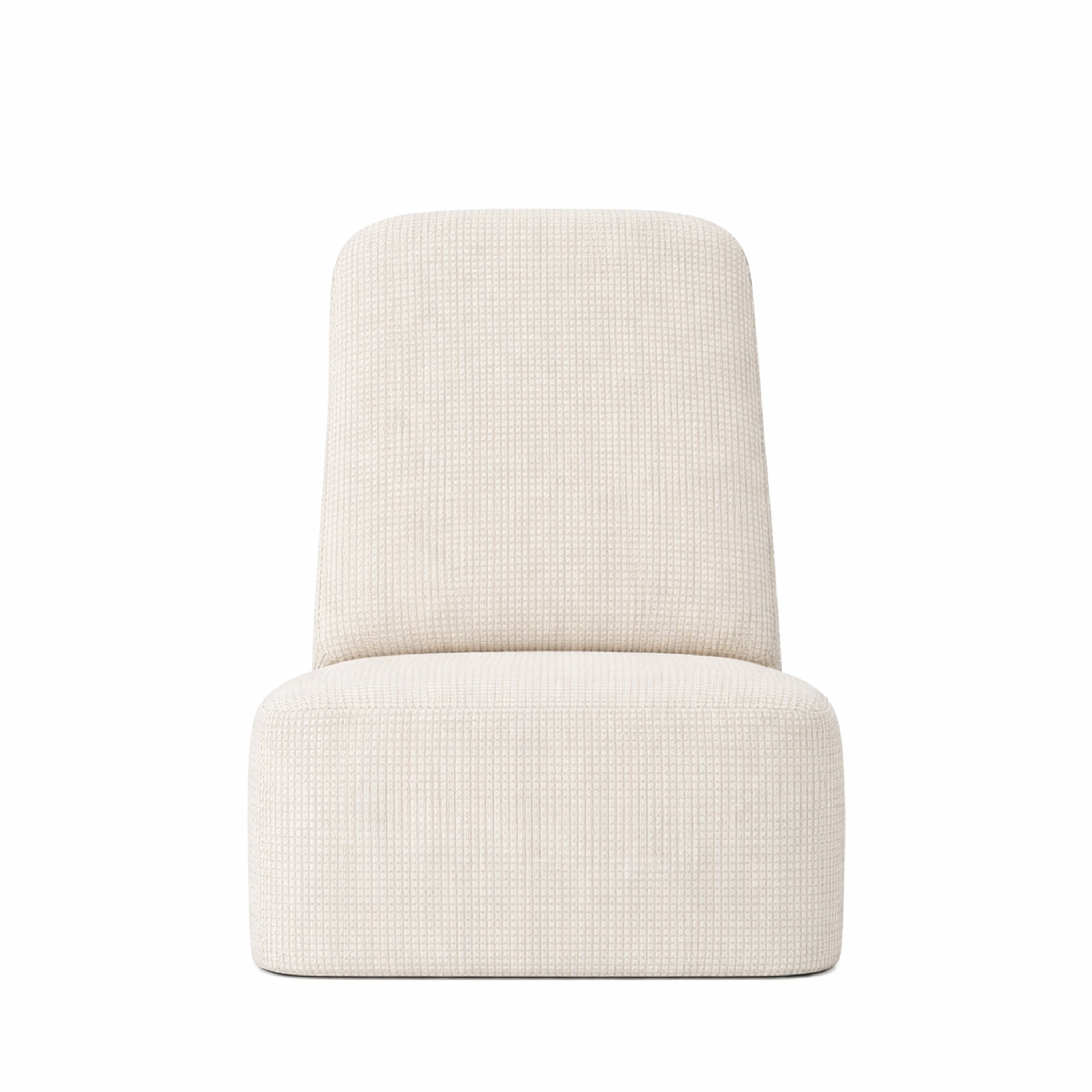 Sanford Living Roommate Rocking Accent Chair, Chenille Cloud White