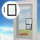 thumbnail image 1 of Mosquitera para puerta y , fácil de instalar, transpirable, para el hogar, malla pequeña con herramienta de montaje para hotel, oficina y sala Estilo A, 1 of 8