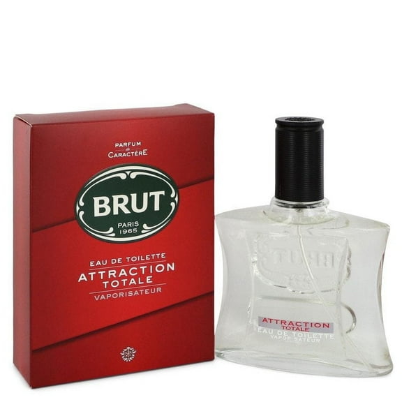 Brut Attraction Totale by Faberge Eau De Toilette Spray 3.4 oz for Male