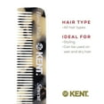thumbnail image 6 of Kent 20T Handmade Folding Pocket Comb for Men, Fine Tooth Hair Comb Straightener for Everyday Grooming Styling Hair, Beard or Mustache, Use Dry or with Balms, Saw Cut, Made in England, 6 of 24