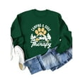 thumbnail image 2 of XCHQRTI Mountain Heartbeat Sweatshirt Graphic Pullover Women Ladies Sweatshirt Long Sleeves Tops, 2 of 3