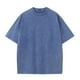 thumbnail image 1 of Ceisia Men's Vintage Washed Solid Crew Neck Short Sleeve T-Shirt Casual Retro Top Blue XXL Gifts, 1 of 7