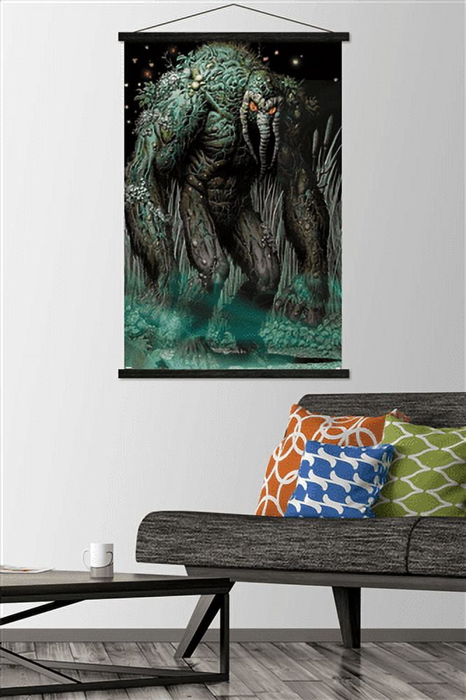 Marvel Comics: Man-Thing: Thunderbolts #154 Wall Poster with Magnetic Frame, 22.375" x 34"