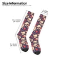 thumbnail image 2 of Pofeuu Skull rock music record Print Stockings, Adult Running Hiking Socks for Youth and Adult, 2 of 6