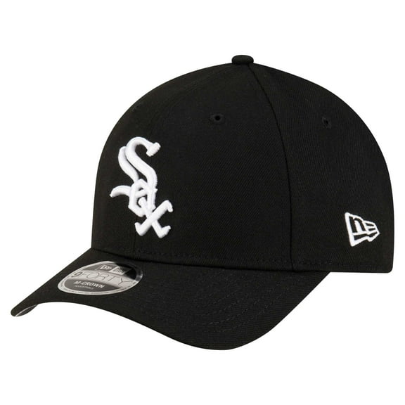 Men's New Era Black Chicago White Sox Player Replica 9FORTY Adjustable Hat