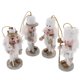 thumbnail image 1 of Decorative Nutcracker Figurine Christmas Table Decoration Traditional Christmas Style Wood 4Pcs, 1 of 5
