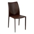 thumbnail image 1 of Eurostyle Dalia  Dining Chair in Brown Leather, 1 of 3