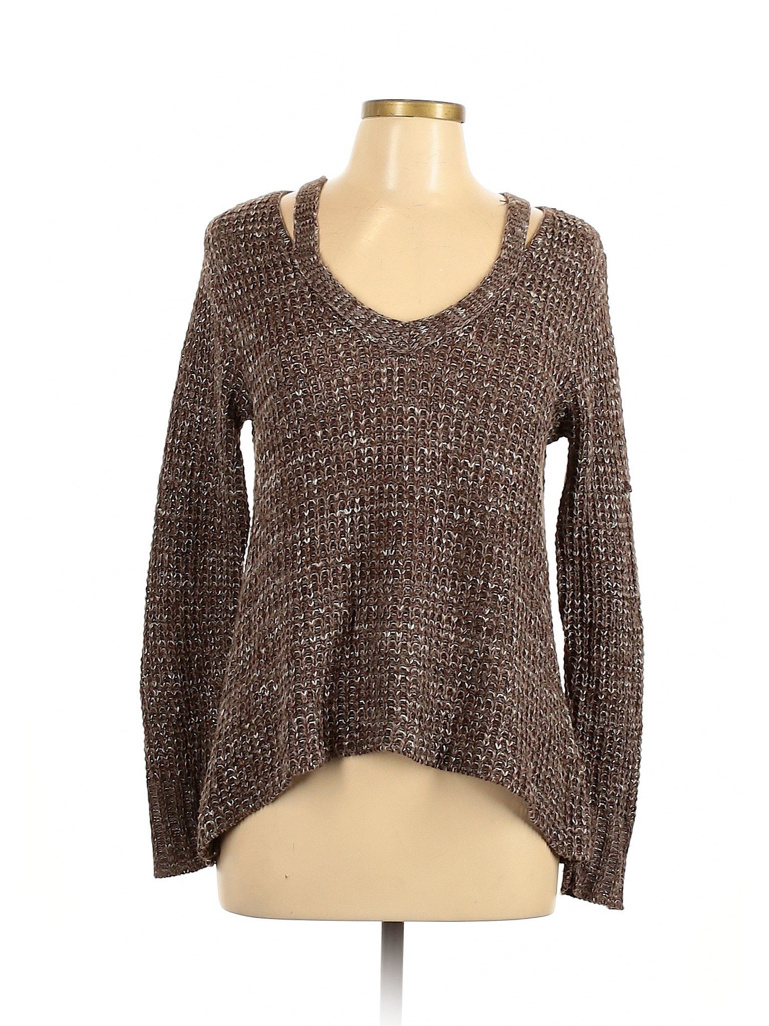 American Eagle Outfitters Nude Zip Sweater/Pullover Size 