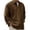 1#Brown, variant on BRANROY Long Sleeve Shirts for Men - Casual Solid Corduroy Thickened Button-Front Loose Fit Shirt for Cool Weather,Army Green L