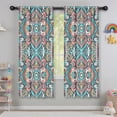 thumbnail image 5 of Blackout Kids Curtains,Multicolor Ethnic Paisley Pattern Childrens Insulated Curtains Set Of 2,Bedroom Essentials,Toddler Room Decor 42x63in(106x160cm), 5 of 5
