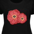 thumbnail image 4 of Inktastic Red Poppy Flowers Women's Plus Size T-Shirt, 4 of 5