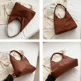 thumbnail image 5 of Kukuzhu Women's Hobo Bag PU Leather Shoulder Bag Large Handbag Totes Versatile Purse Top Handle Bag Commuting, 5 of 7